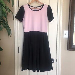 Light pink and black Amelia dress